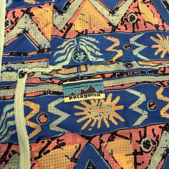 Patagonia Houdini Stash Half-Zip Jacket  Women's S NWT High Hopes Geo/Green - Picture 3 of 3